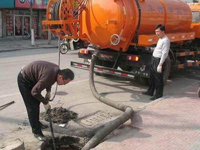 后湖管理区隔油池、化粪池清操作流程