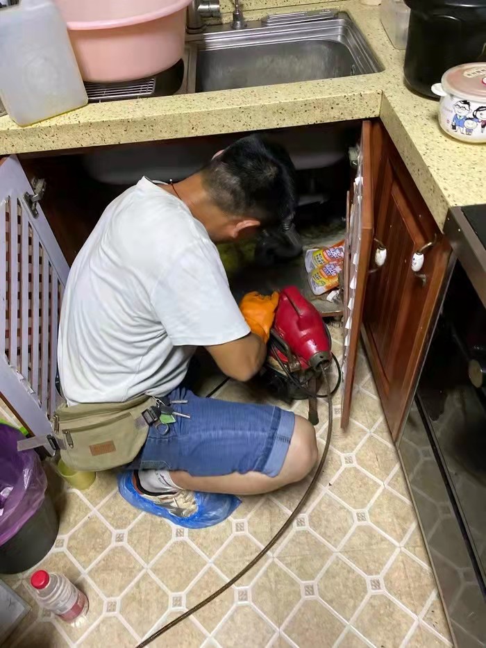 后湖管理区通下水道